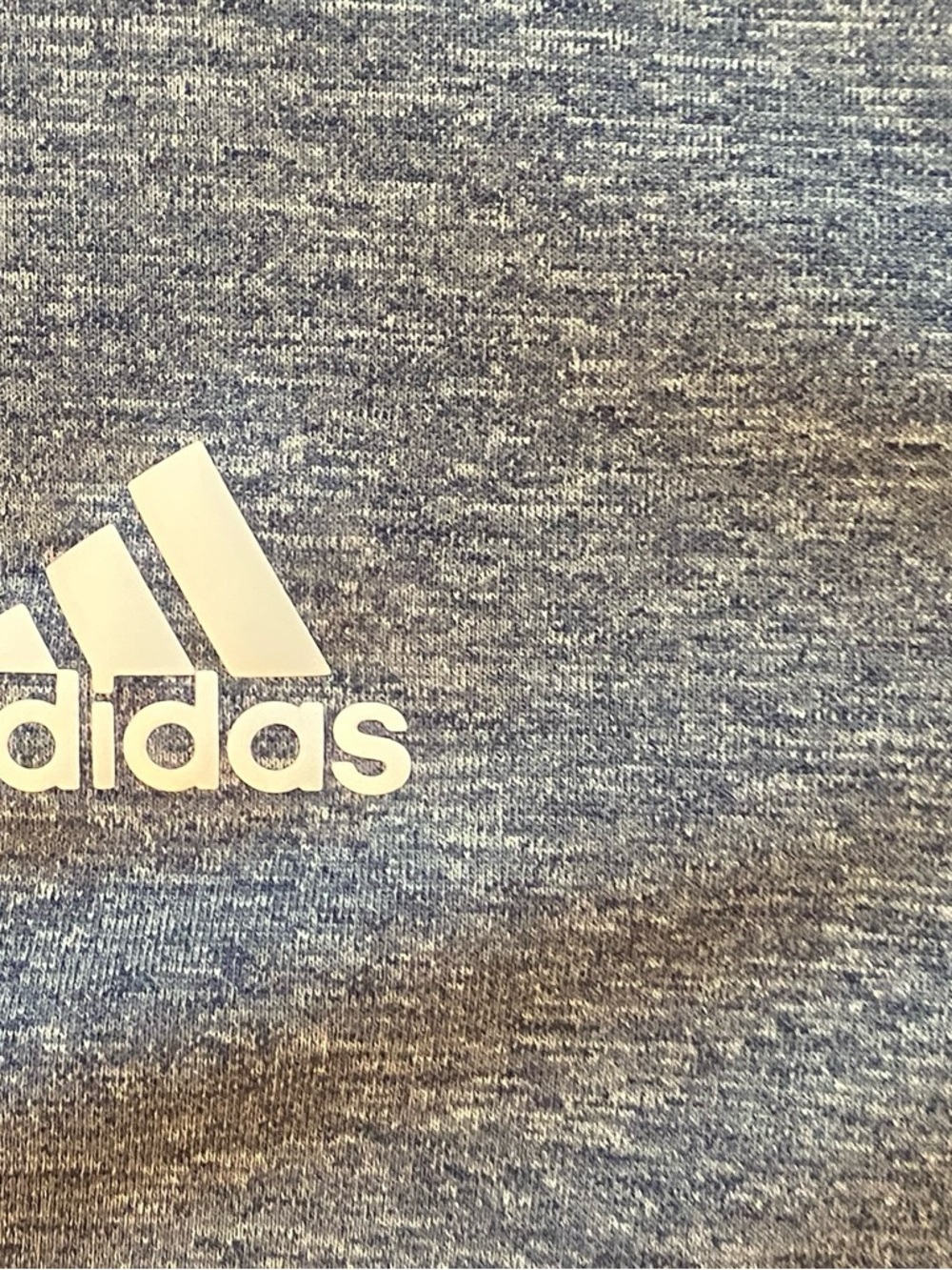 adidas Men’s Heather Navy Blue Polo Golf Shirt - Picture 2 of 2